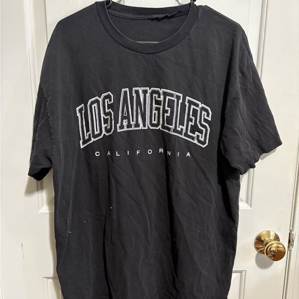 Black Los Angeles Graphic T-Shirt